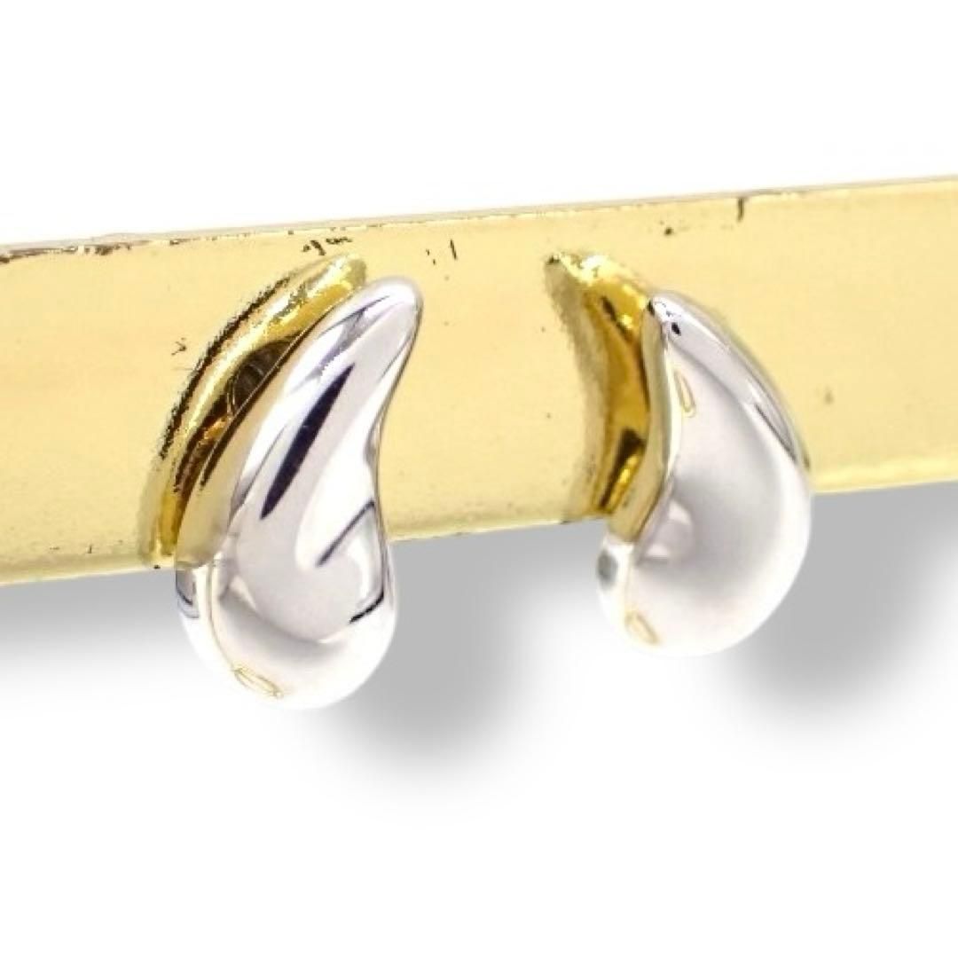 ティファニー ティアドロップ スタッド ピアス Pt950 プラチナ 3858