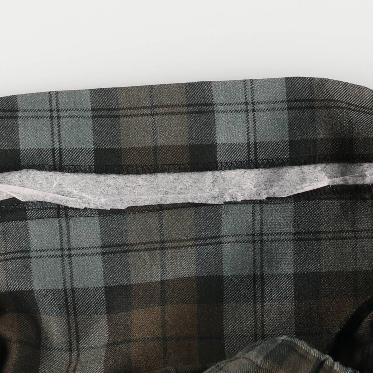 古着 チェック柄 ミモレ丈 ラップ 巻きスカート レディースM相当|eaa575117 WWW_NOITHATQUANGTHANH_NET