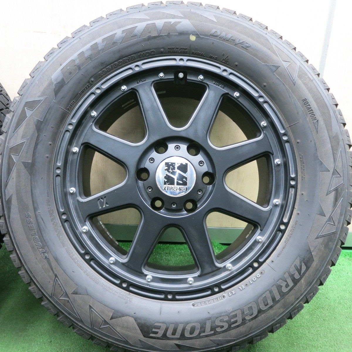 送料無料* 4本価格☆スタッドレス XTREME-J XJ 265/60R18 ブリヂストン 