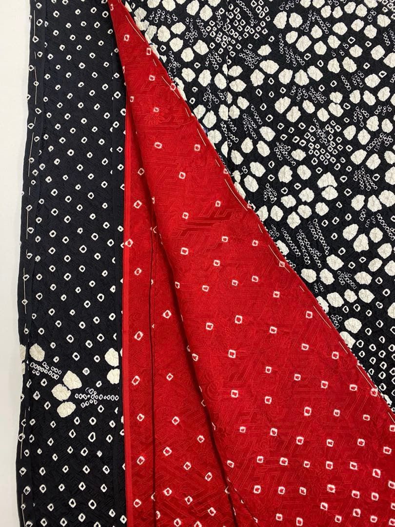 振袖 仮絵羽 総絞り 紋意匠 正絹 未仕立て品 八掛付き 振袖 仮絵羽 総絞り 紋意匠 正絹 未仕立て品 八掛付き - メルカリ