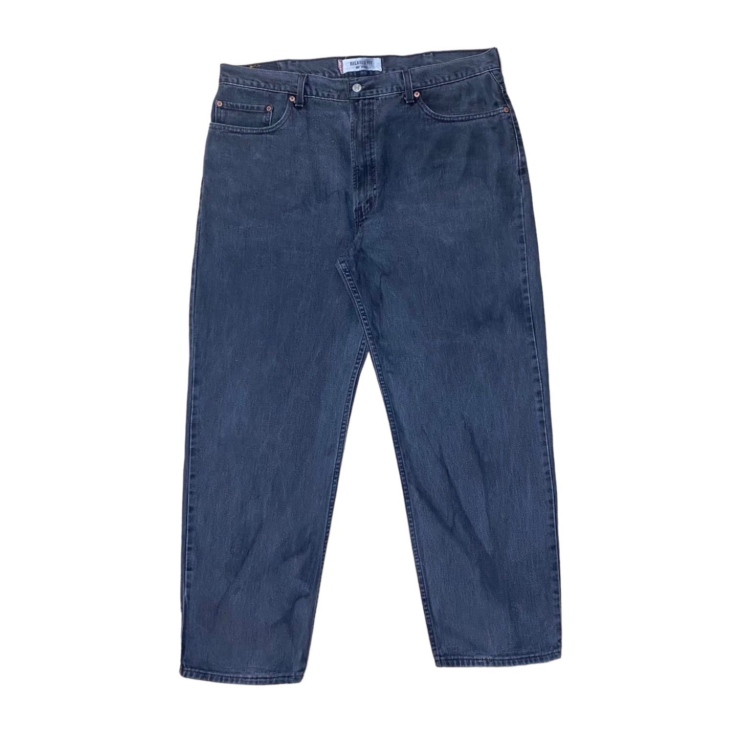【Levi’s 550 BLACK】W40 L30  ブラック ワイド バギー 極太 ゆるだぼ 古着 大人気 821