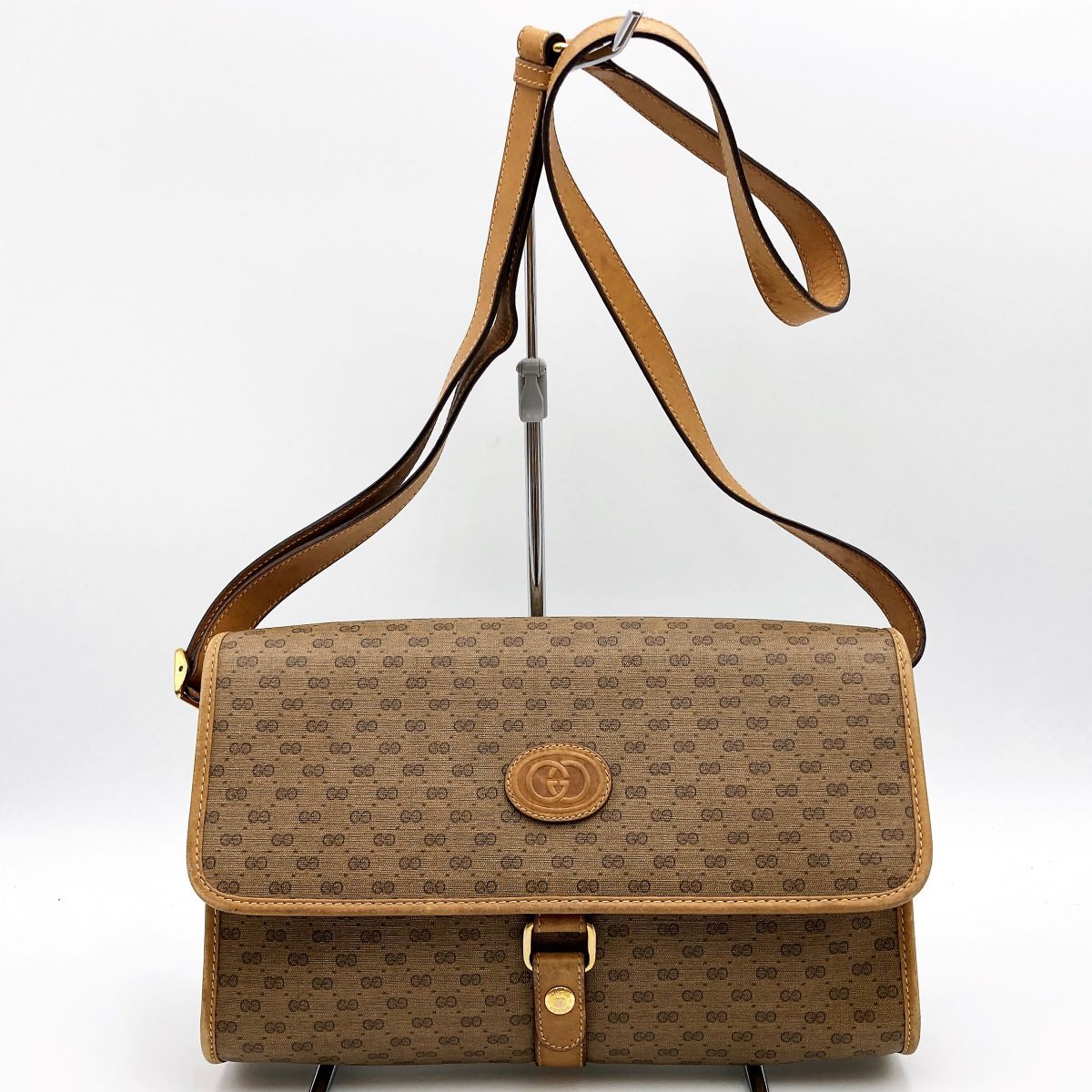 GUCCI グッチ マイクロGG オールドグッチ ショルダーバッグ 斜め掛け 
