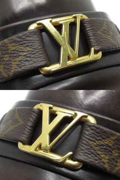 LOUIS VUITTON ブラウンモカシン ルイヴィトン LOUIS VUITTON メジャーライン モノグラム