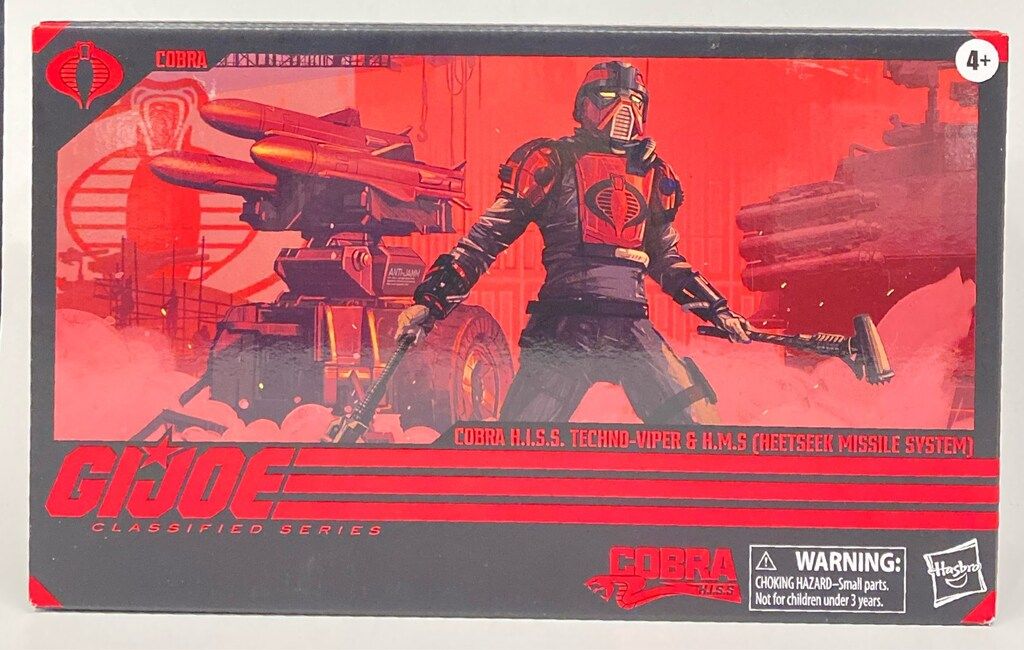 HASBRO CLASSIFIED COBRA HISS TECHNO VYPRA - HMS HEETSEEK MISSILE SYSTEM 6インチ