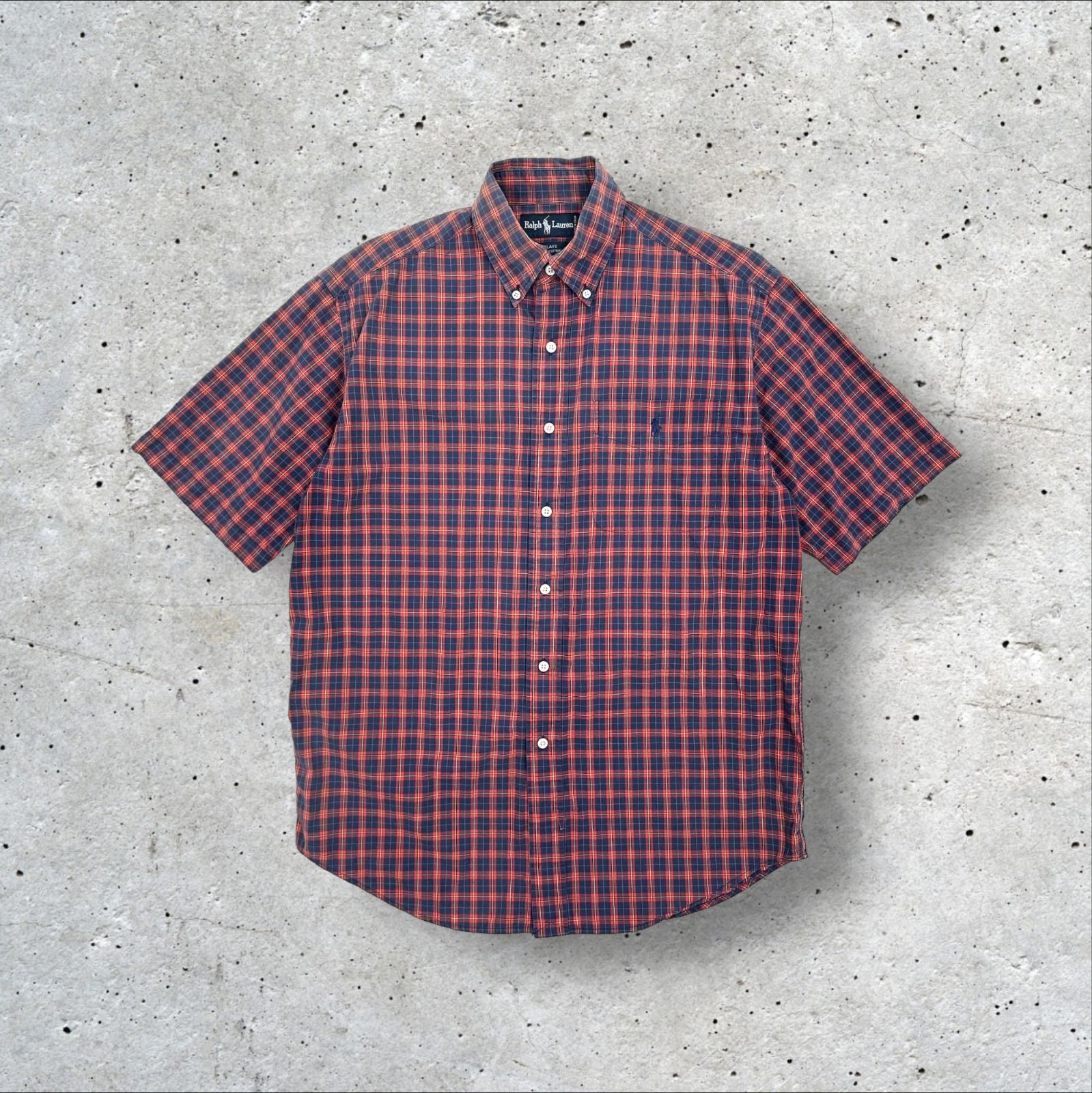 90s Ralph Lauren BLAKE 半袖シャツ ボタンダウン チェック 90s Ralph Lauren BLAKE チェック 半袖 ボタンダウンシャツ