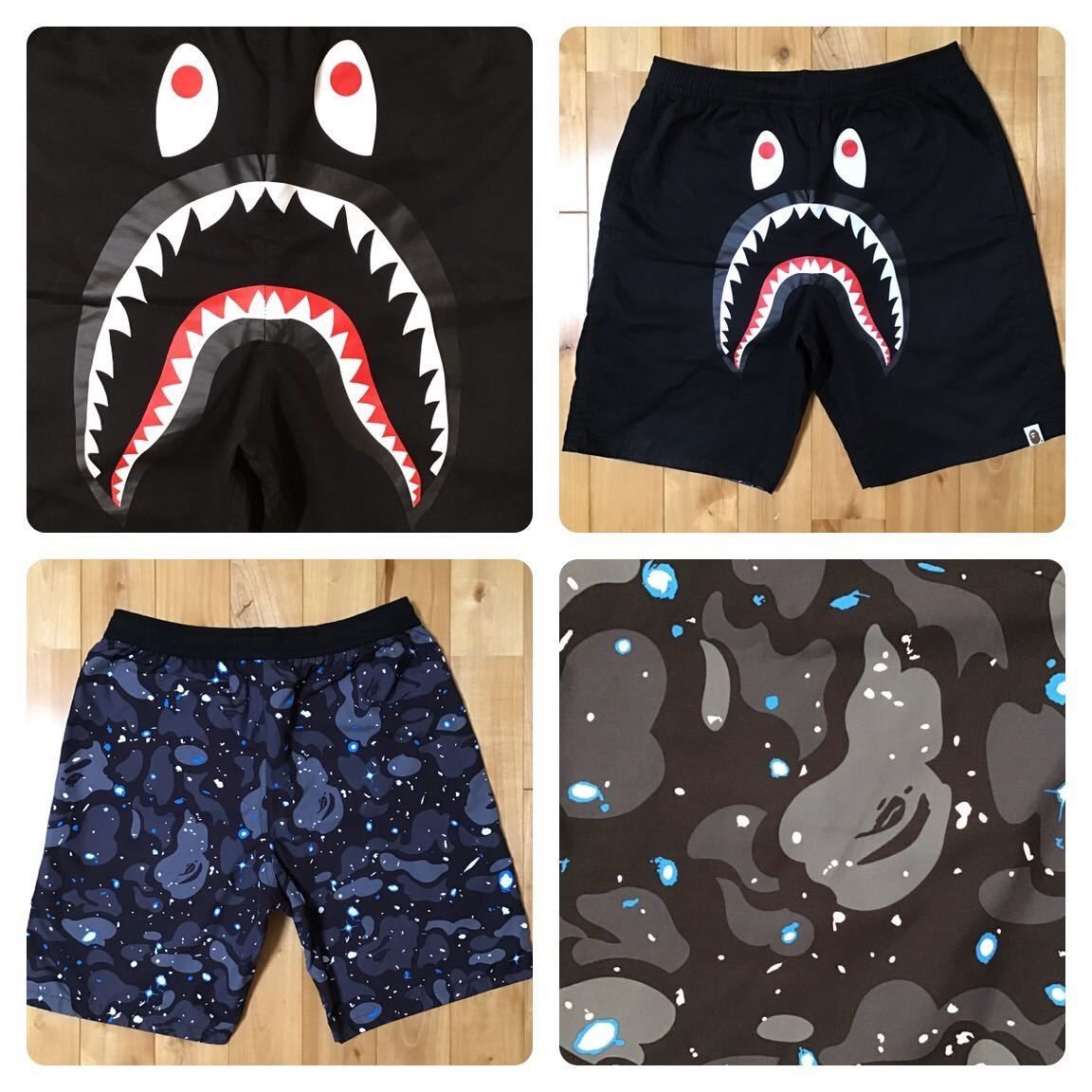 A Bathing Ape★シャークハーフパンツ★Mサイズ A Bathing Apeシャークハーフパンツ