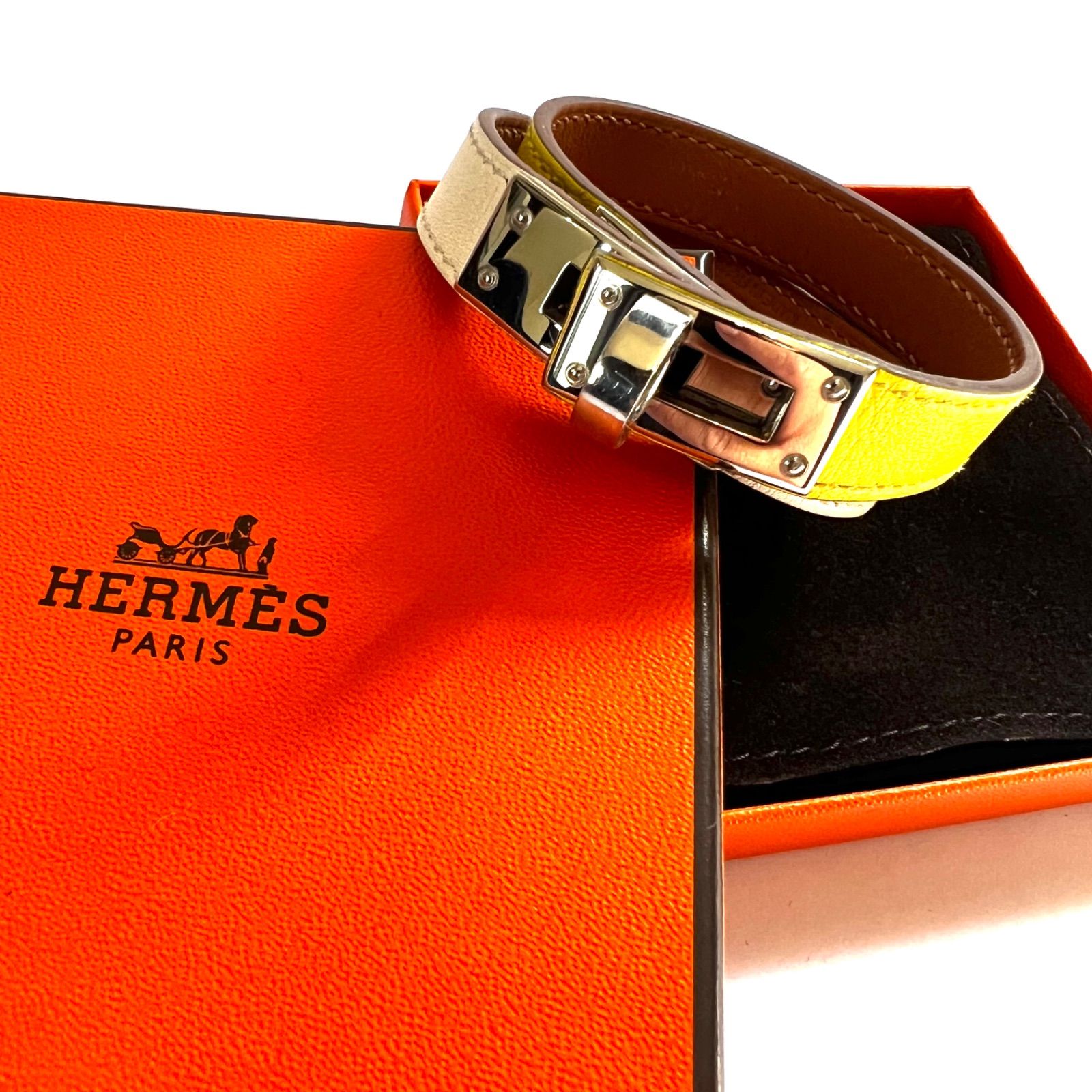 ほぼ未使用 HERMES エルメス ブレスレット ケリーブレス ドゥブル