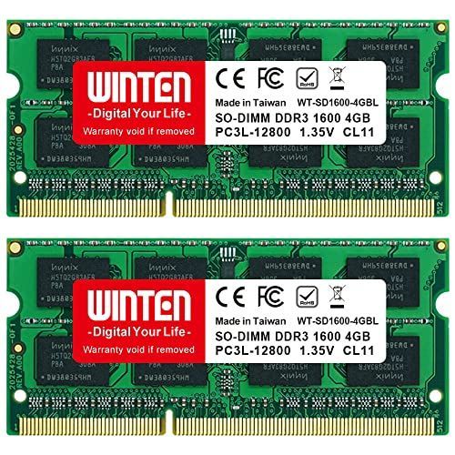 WINTEN ノートPC用 メモリ 8GB(4GB×2枚) PC3L-12800(DDR3L 1600)【製品5】低電圧対応 DDR3L SDRAM  SO-DIMM 内蔵メモリー 増設メモリー WT-SD1600-D8GBL 5647 - メルカリ