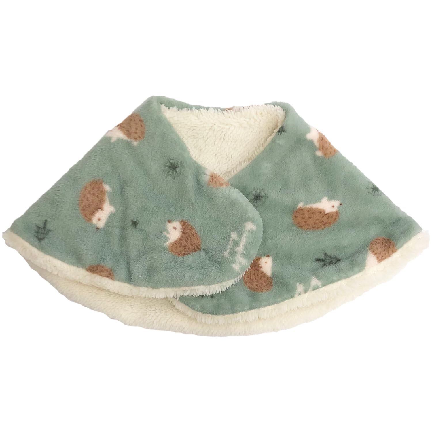 まもなく終了 ネックウォーマー ボタン おやすみ おやすみマフラー 寝る時 肩 寒い 暖かい ハリネズミ グッズ ストリームマーケット 柄 寝具 肩当 あったか ルームウェア アニマル Stream 防寒 冷え対策 おしゃれ WG241-D