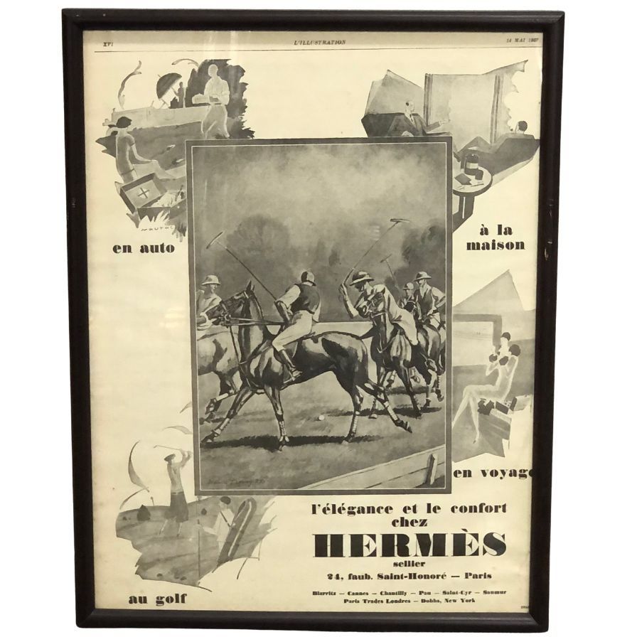 HERMES エルメス　(1960年代)マガジンポスター HERMES エルメス(1960年代)マガジンポスター
