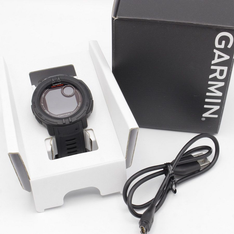 GARMIN Instinct 2 Dual Power Tactical Edition Black 010-02627-43 スマートウォッチ ガーミン  インスティンクト 本体 - ストア