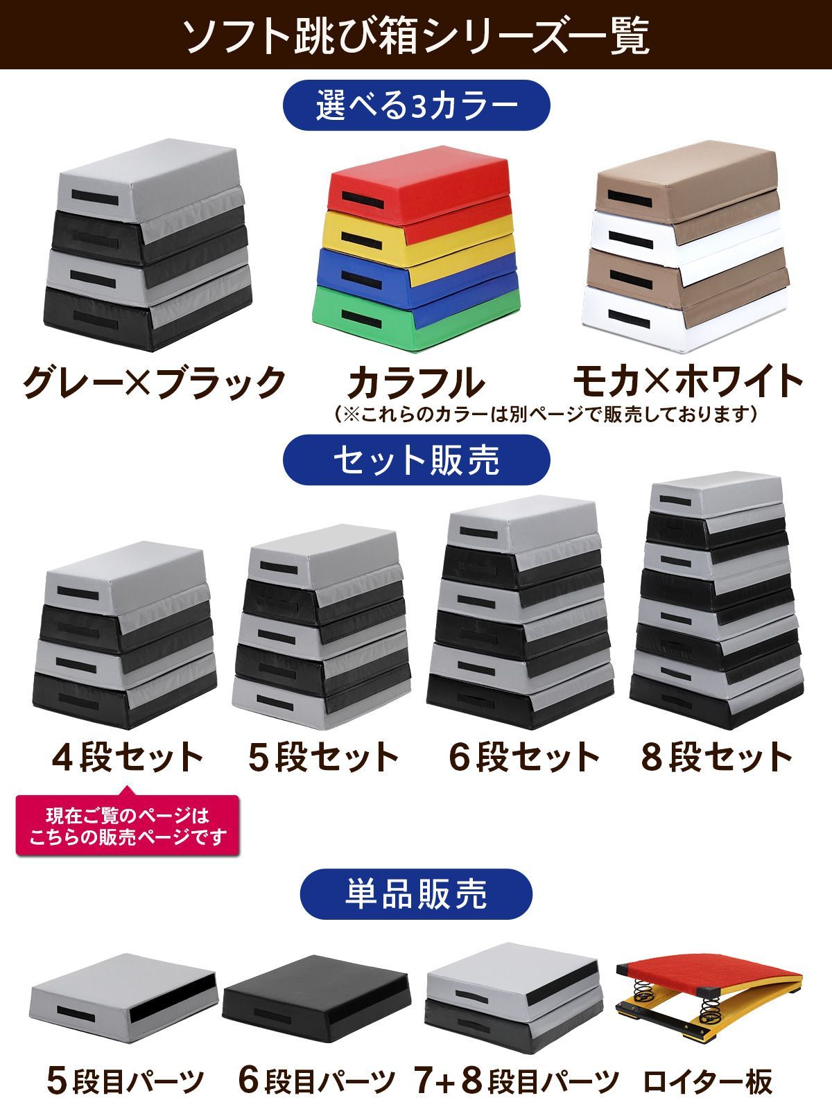 KaRaDaStyle 跳び箱 ソフト 飛び箱 とび箱 ジョイント式 とびばこ 子供 