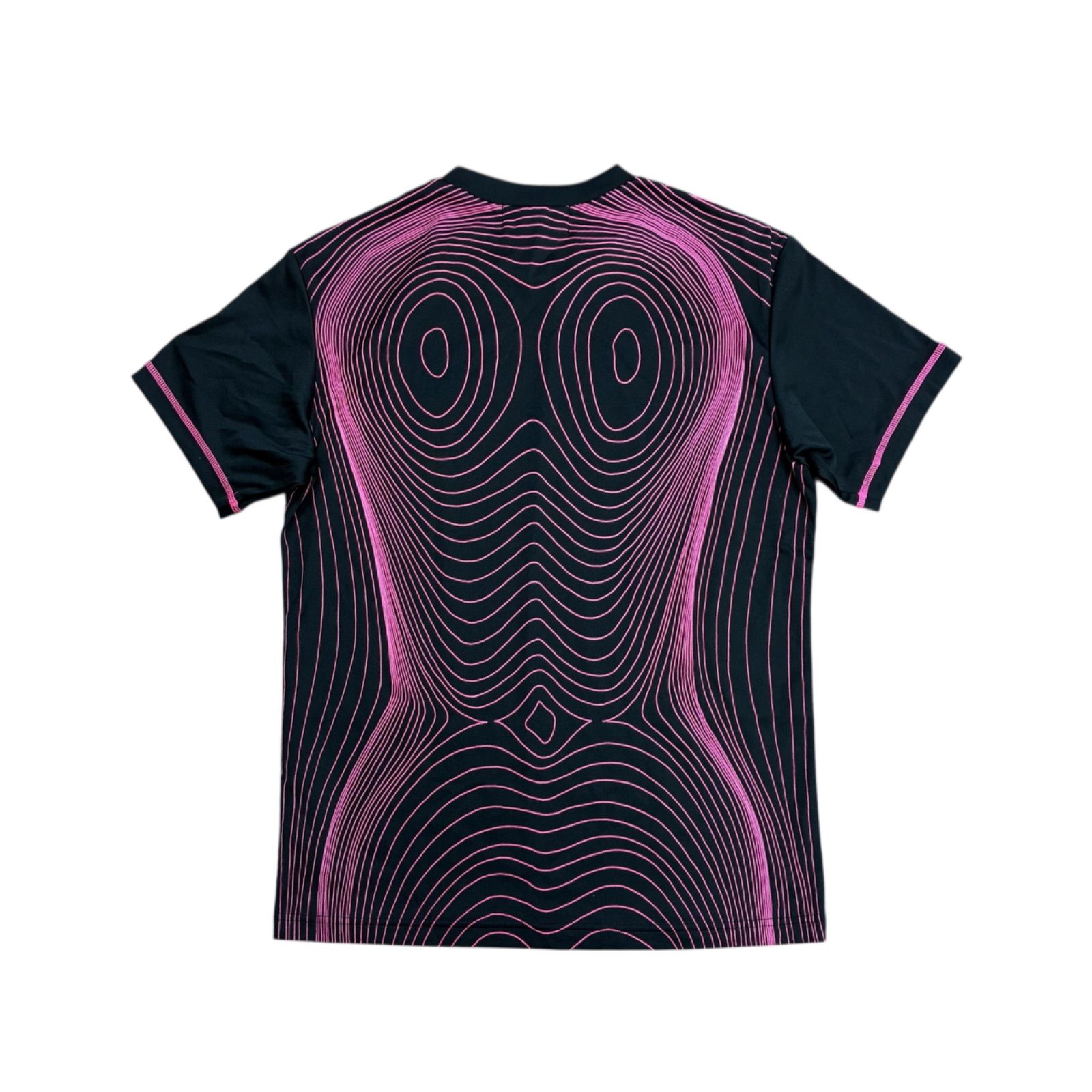 FOTUS フェトウス ボディパターン Tシャツ ブラック ネオン ピンク