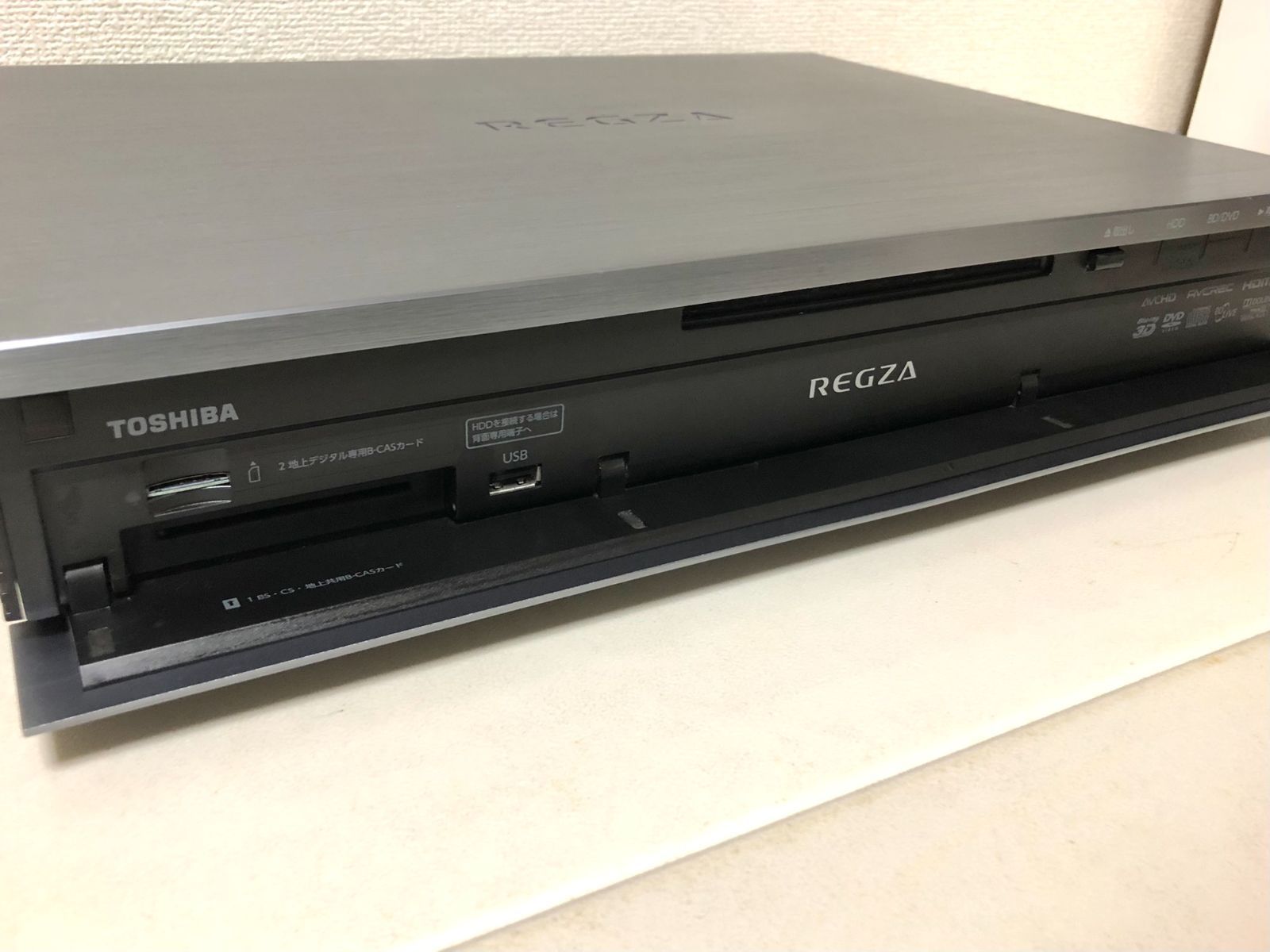 ジャンク品 東芝 REGZA ブルーレイレコーダー DBR-M190 5TB-