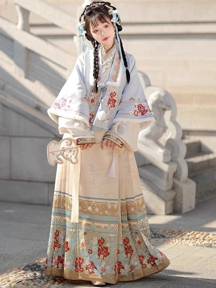 HF-69 豪華刺繍 漢服 かんふく 古風衣装 レトロ風 中華ロリータ