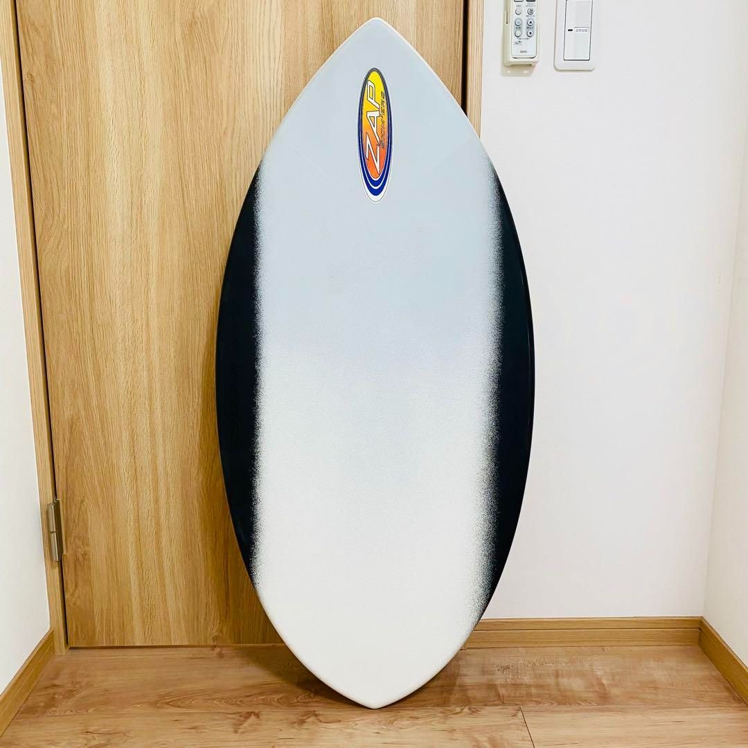ZAP WEDGE スキムボード 約111×53cm ホワイト×ブラック