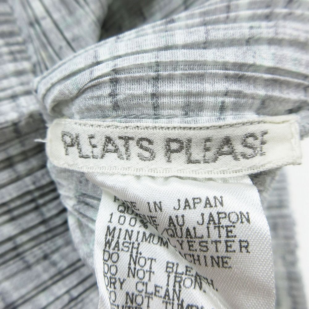90s 1998 PLEATS PLEASE ISSEY MIYAKE 総柄 カットソー Tシャツ