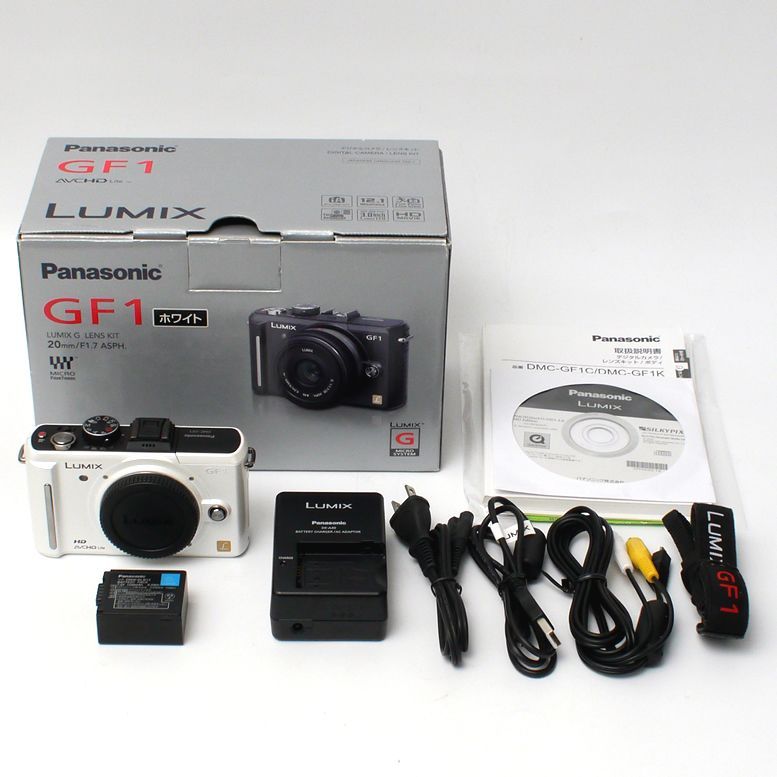 パナソニック LUMIX DMC-GF1 ホワイト【・良品】動作確認済み