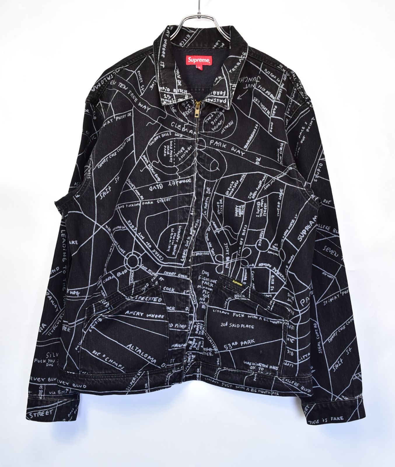 SUPREME シュプリーム 19ss GONZ MAP WORK JACKET ゴンズ マップ