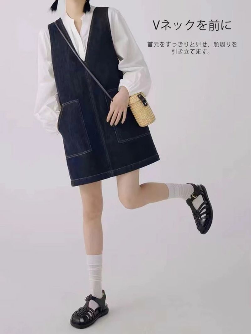 ムートン ロング ジップアップ ベスト EQUORIAN EREVAN/エレヴァン