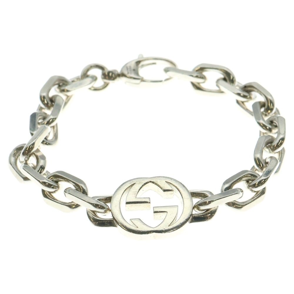 GUCCI グッチ インターロッキングG ブレスレット チェーン シルバー 925 44.6g