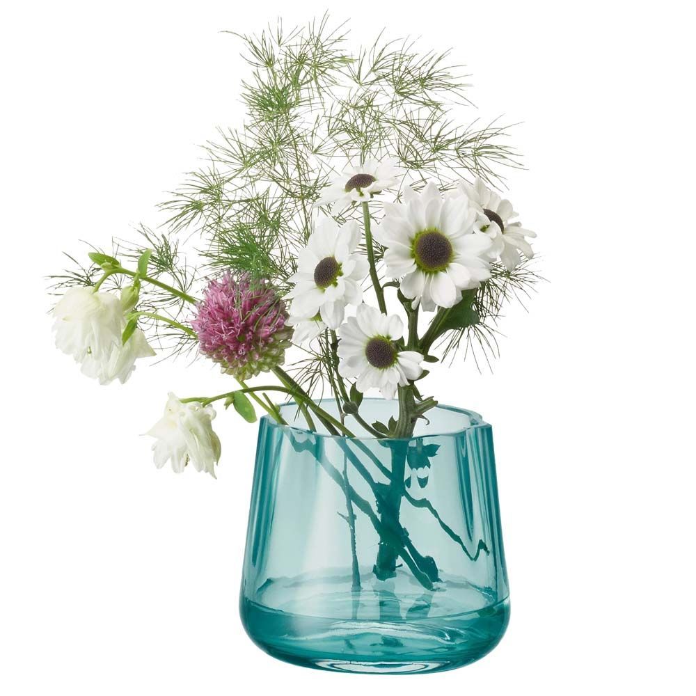 LSA Lagoon Tealight H er - Vase G1706-08-895 グリーン H8cm LLG11 | エルエスエー フラワーベース キャンドルホルダー 花器 花瓶