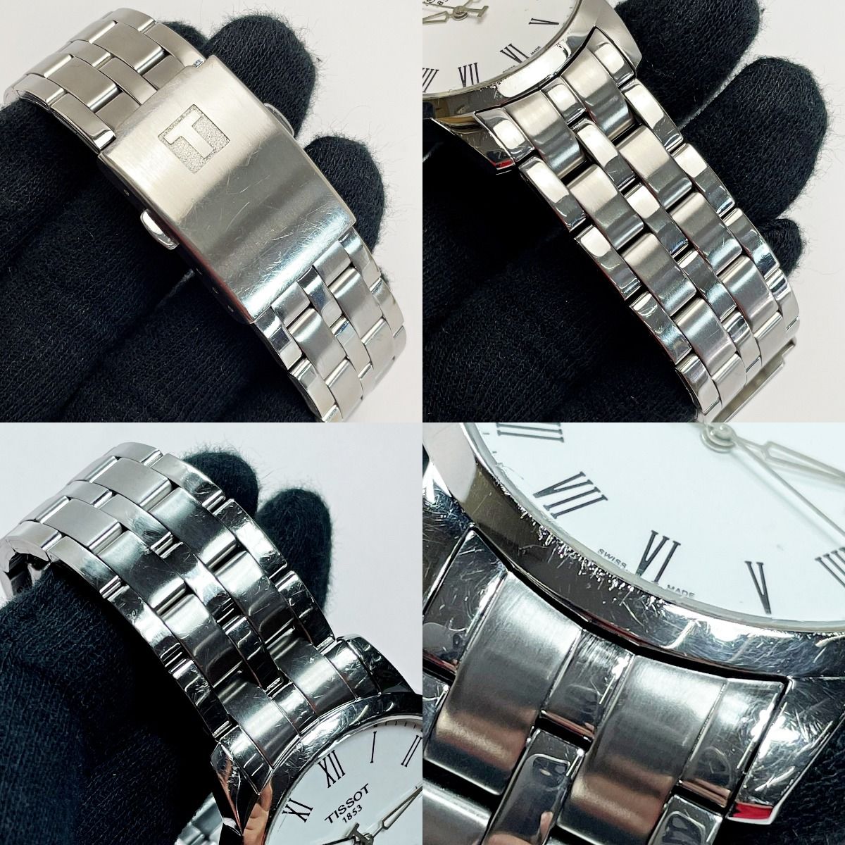 TISSOT ティソ クォーツ T033410A シルバー×ホワイト ステンレス 