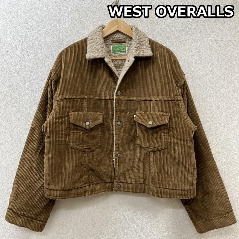 WESTOVERALLS ウエストオーバーオールズ WEST'S ボア コーデュロイ