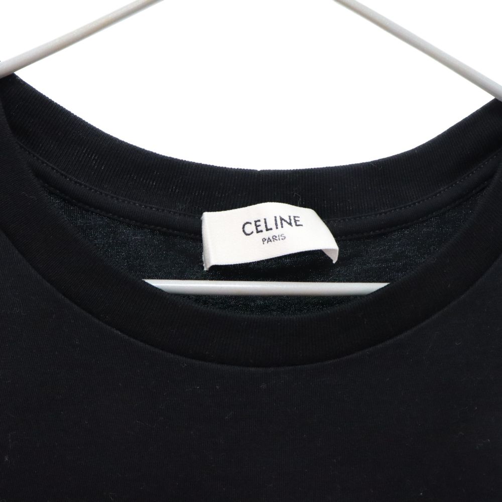 CELINE (セリーヌ) 22SS LOOSE LOGO PRINT TEE ロゴ ルーズTシャツ 半袖Tシャツ 2X764671Q ブラック -  メルカリ