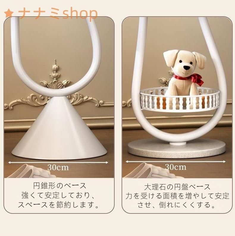 ハンガーフロア寝室スペース活用アーティファクトイタリアマスターベッドルームライト フレンチベッドサイドコートラックハンガー