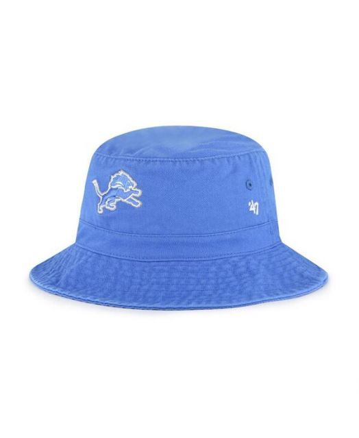 送料無料 47ブランド メンズ 帽子 アクセサリー Men s Blue Detroit Lions Primary Bucket Hat Blue