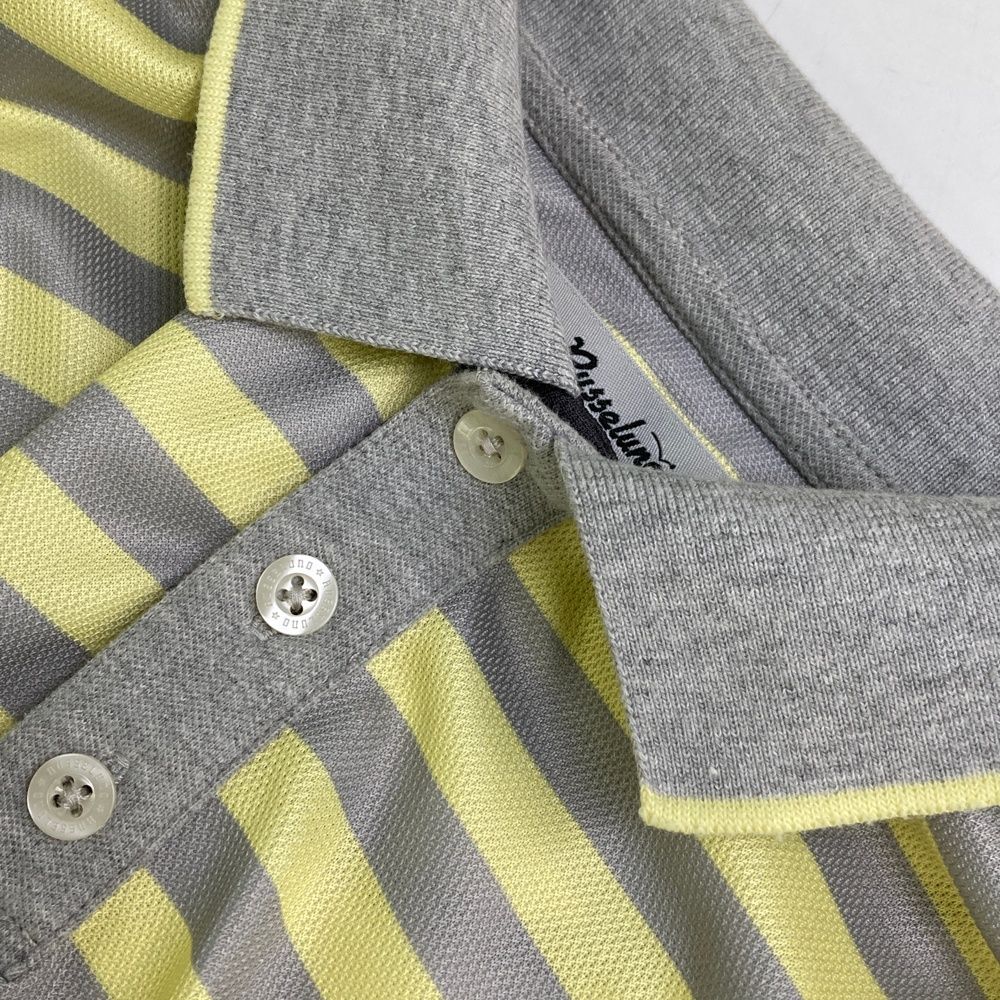 Russeluno 半袖 ポロシャツ ボーダー サイズ5 メンズ ゴルフ