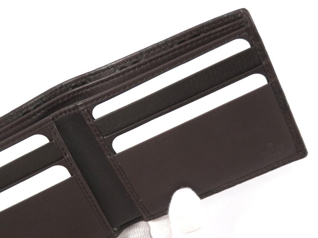 △限定値下げ▽ □未使用□ グッチ シマ ホースビット 二つ折り 札入れ  