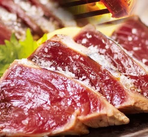 【タレ付き】藁焼き鰹たたき 刺身用2節入り