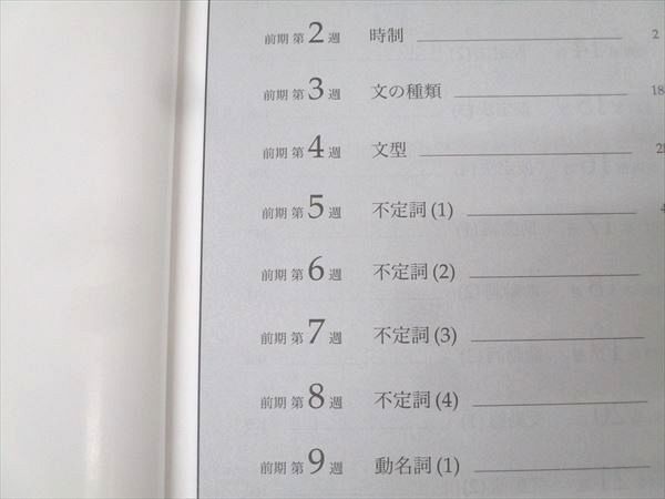 鉄緑会 高2 英語実戦講座 英文法 テキスト【書き込み無し】 2023