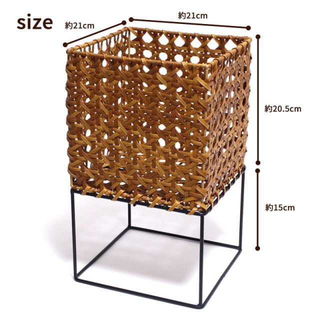 スリッパラック UTILEOcta ポットスタンド L 21×21×35.5 洗える PP