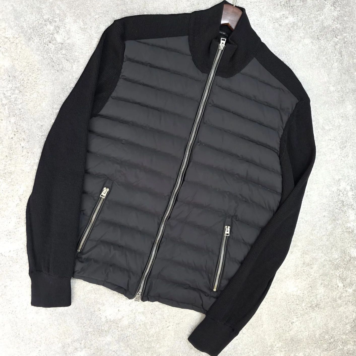 トムフォード ボンバージャケット ブラック tom ford 2023ss 50