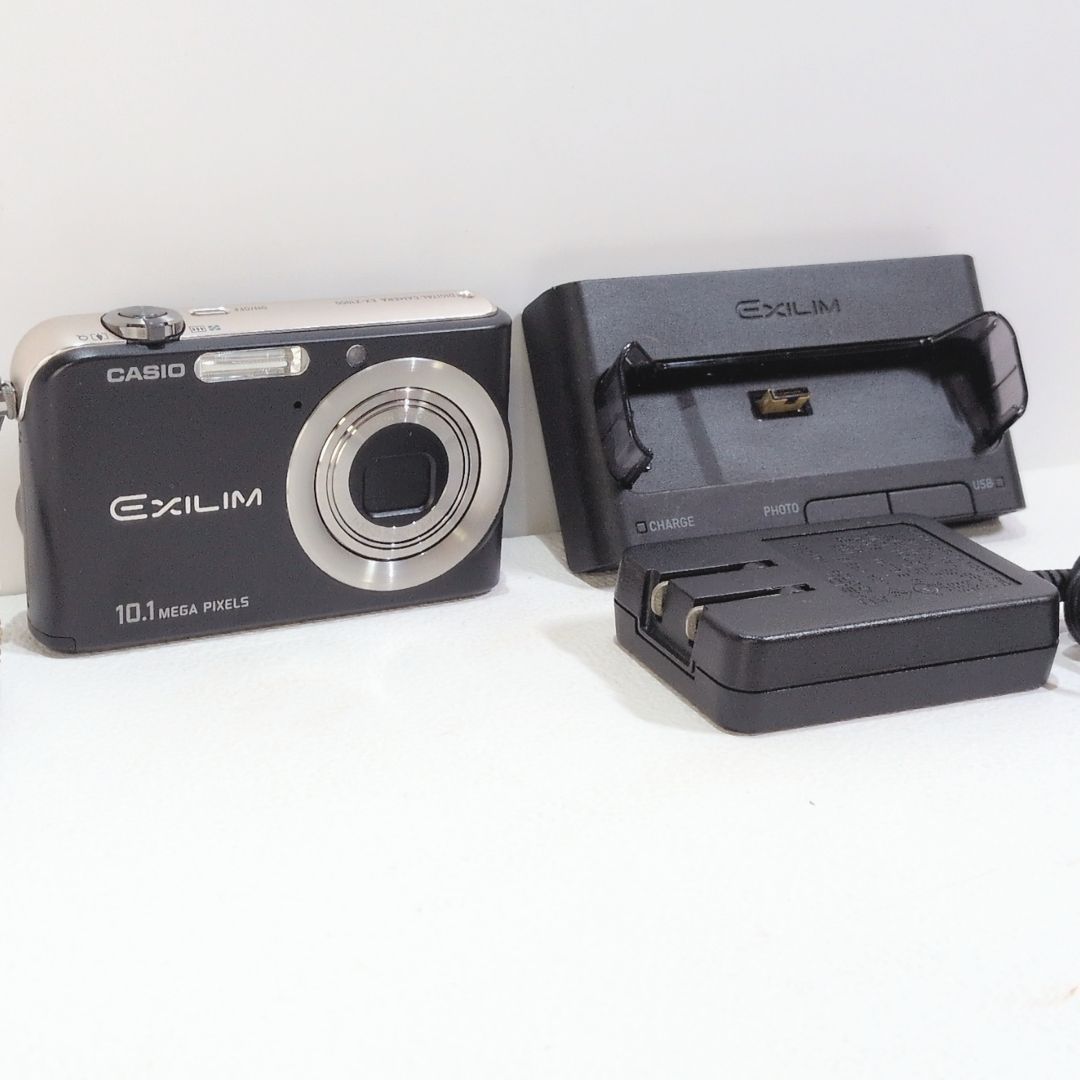 CASIO EXILIM ZOOM EX-Z1000 カシオ ブラック 充電器 バッテリー 