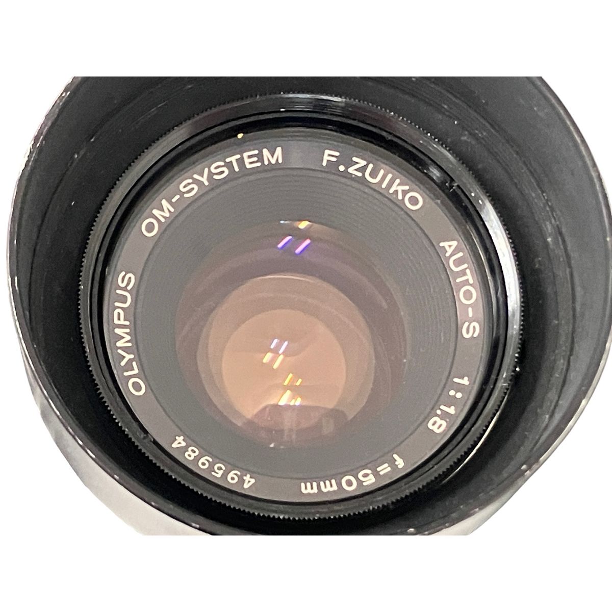 OLYMPUS OM-1 F.ZUIKO AUTO-S 1:1.8 50mm フィルムカメラ ボディ