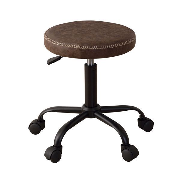 【新品未使用】 高級スツール ブラウン 生地:撥水加工 新品未使用】 高級スツール ブラウン 生地:撥水加工