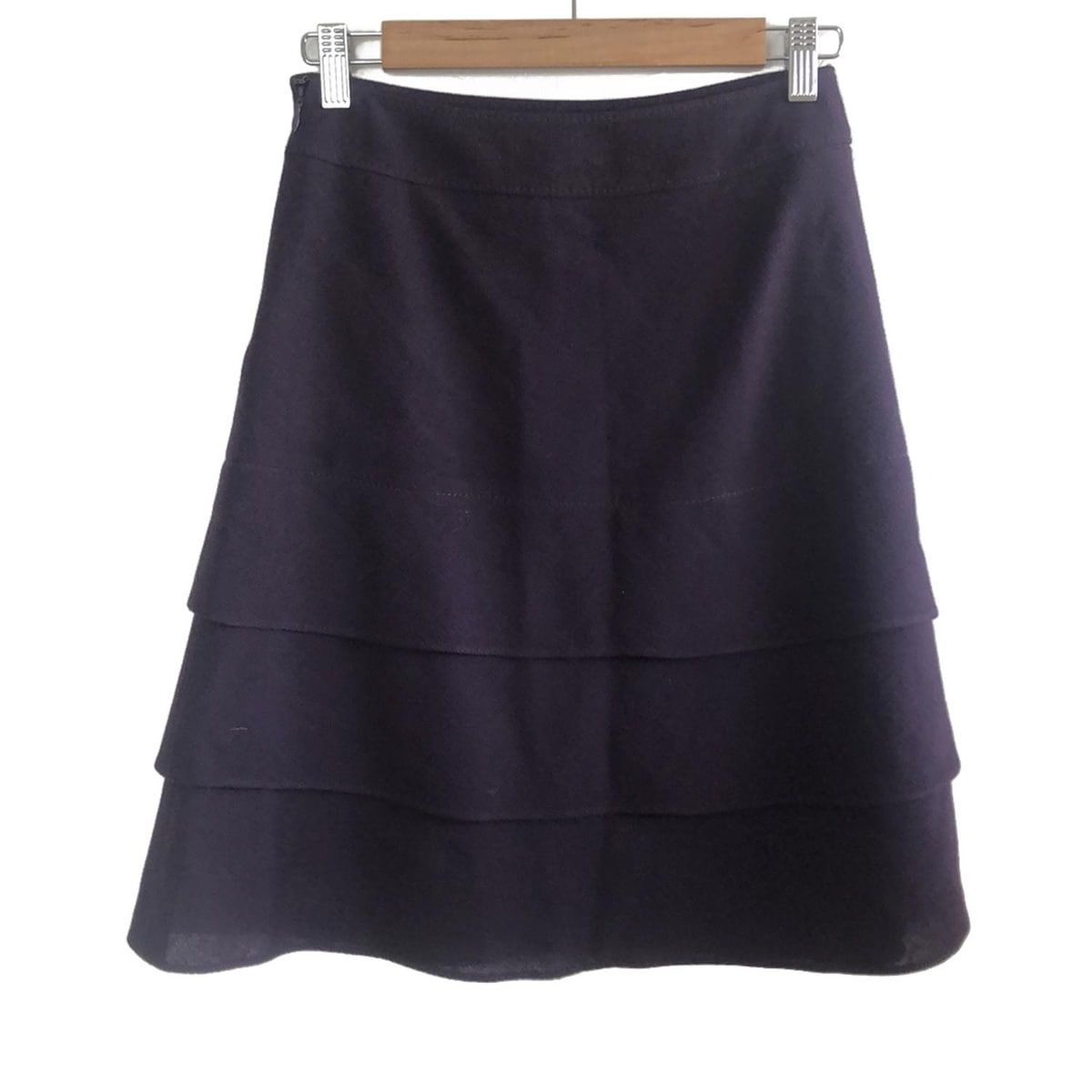 VALENTINO バレンチノ スカート サイズ4 XL レディース - パープル ひざ丈