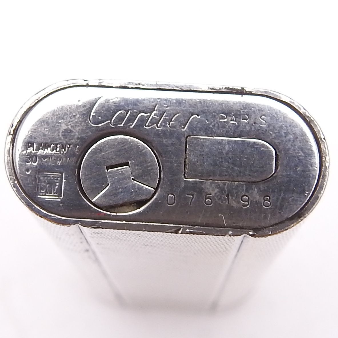 心地良い 着火 済み Cartier カルティエ ガスライター シルバー 総柄 彫刻模様 ヴィンテージ メンズ ️ 教育する