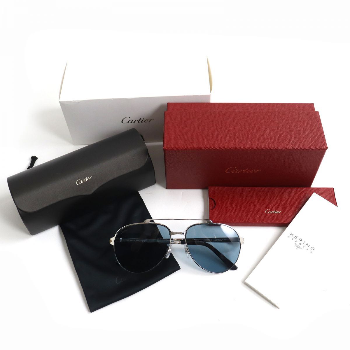 未使用品△Cartier カルティエ CT0354S-003 サントス ドゥ カルティエ