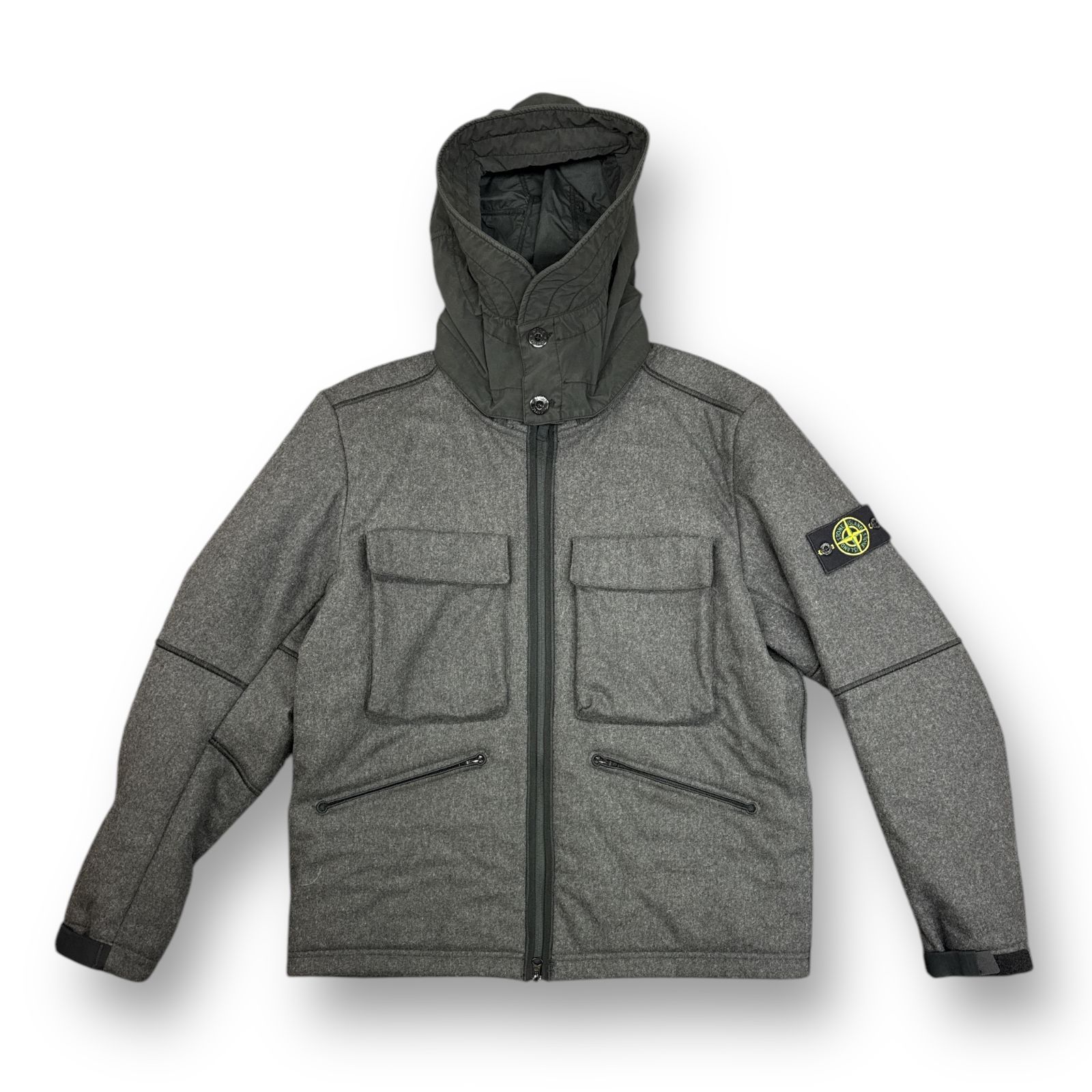 国内正規 STONE ISLAND 17AW Wool Hooded Jacket ウールフーデッド 
