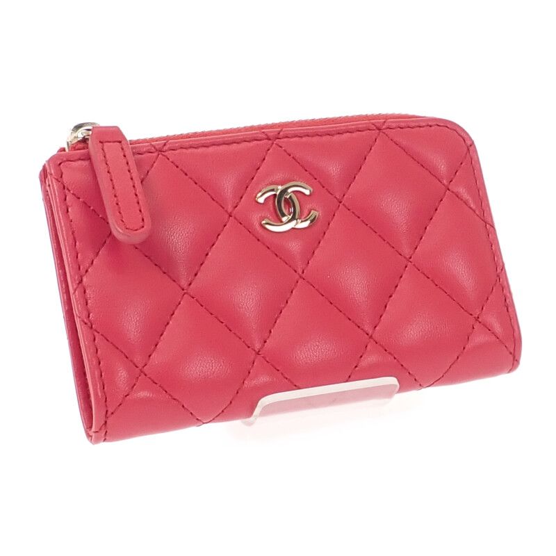 中古】シャネル CHANEL マトラッセ キーリング付き AP0221 コイン 