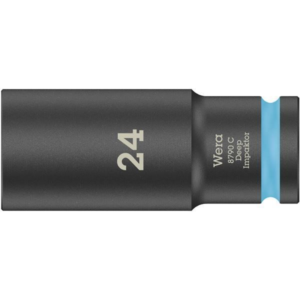 WERA ヴェラ 差込角1/2SQ HEXディープインパクトソケット サイズ24mm 全長83mm 004839 工具 ツール DIY 作業工具 道具