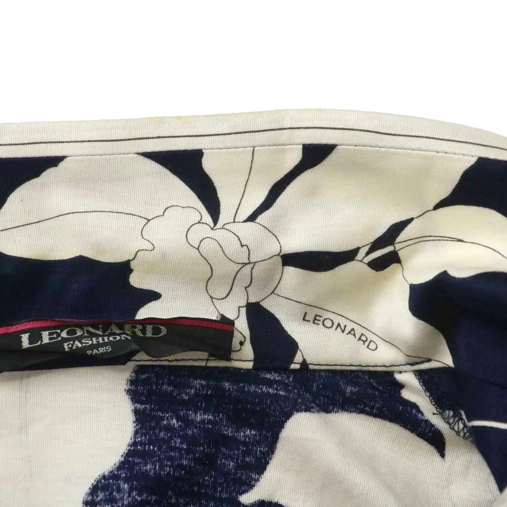 レオナール　綺麗 LEONARD レオナール 半袖カットソー Lサイズ 0339188 ホワイト