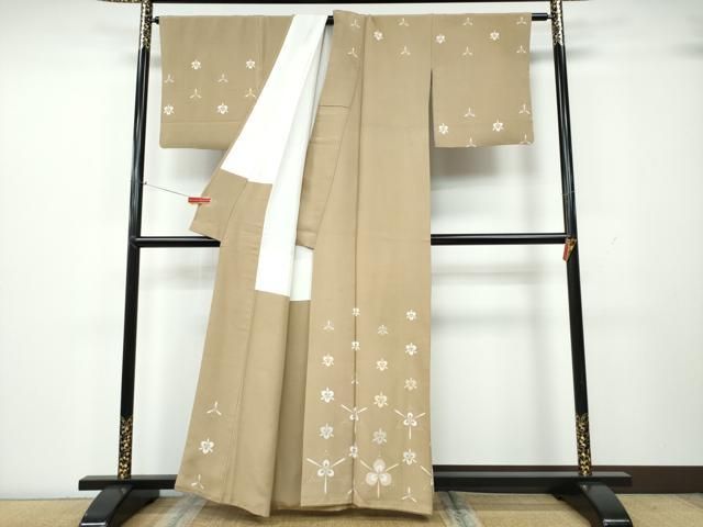 平和屋着物○訪問着 作家物 刺繍 舞花文 正絹 逸品 CAAR8106vf - メルカリ