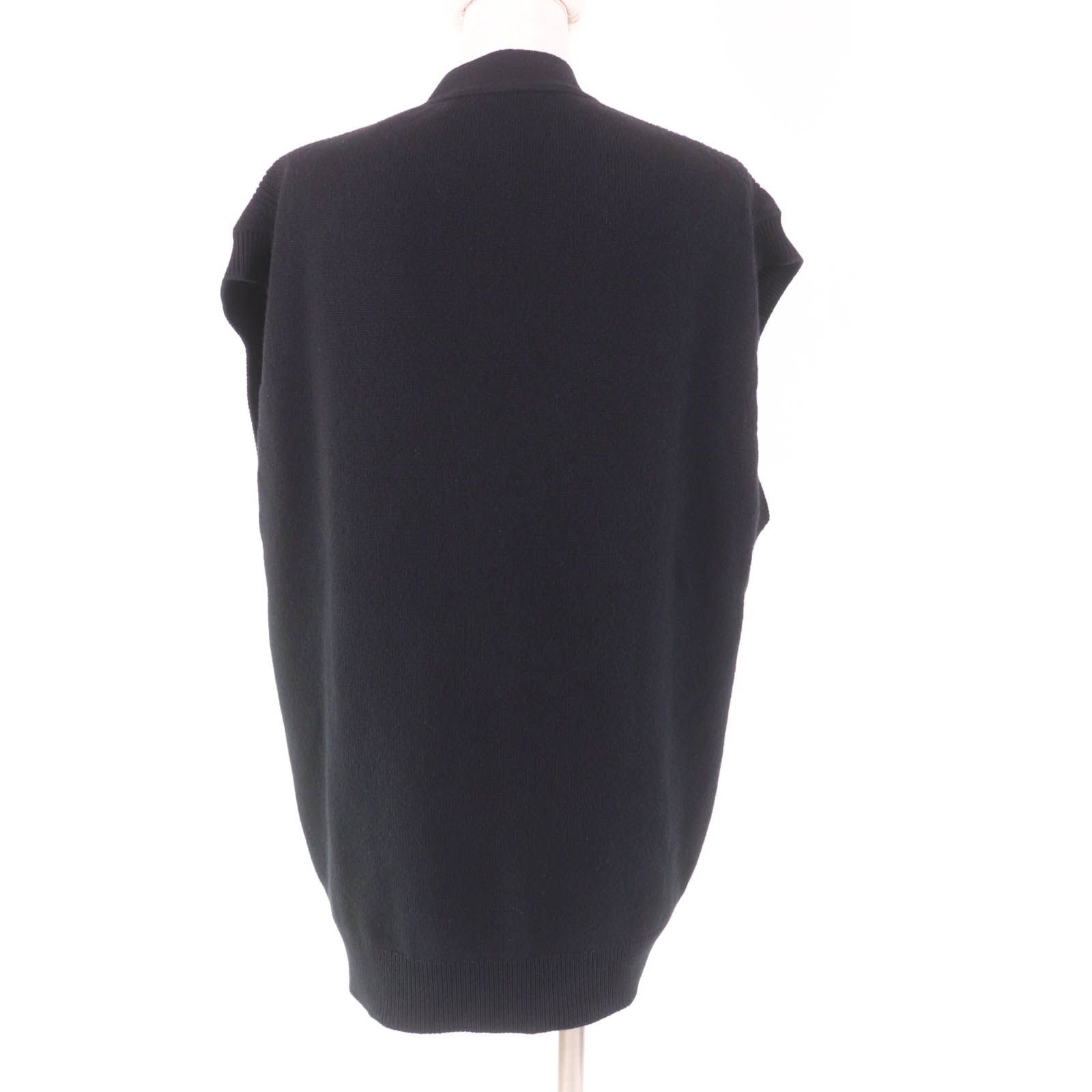 極美品◎HERMES エルメス 23AW 3H2706D1 カシミヤ100％ セリエボタン 
