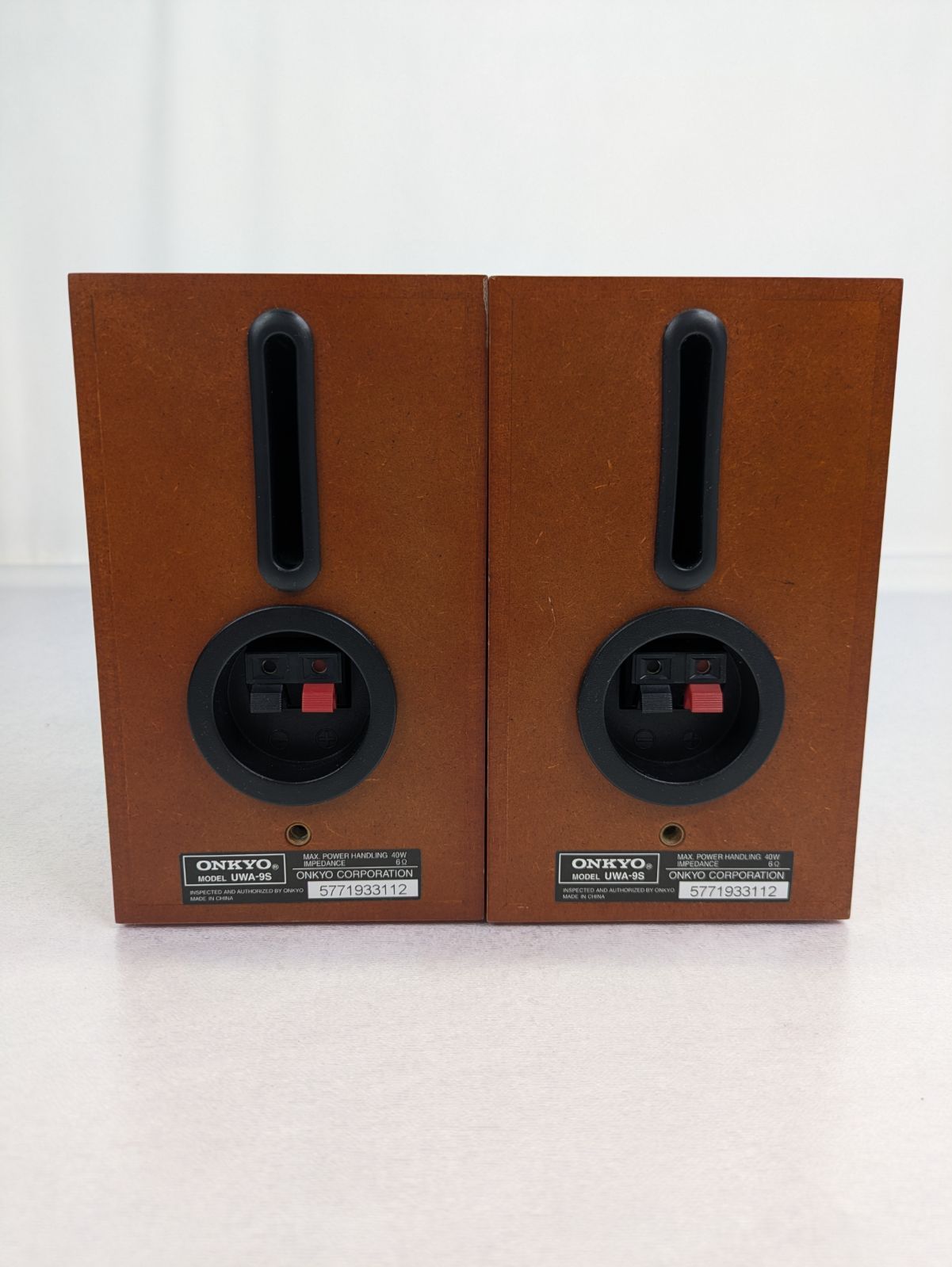 動作良好】ONKYO・オンキヨー・UWA-9S・UWA-9C・サラウンドスピーカー